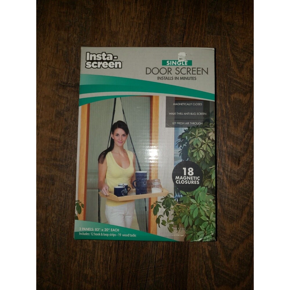 Insta-screen Magnetic Single Door Screen - 2 Panels